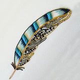 Metalwork Jay Feather by Helen Richman