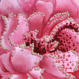 Peony in Silk Painting and Hand Beading with Charlotte Krone