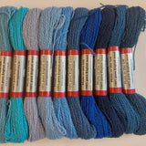 Appletons Blue Inspiration Crewel 2 ply range