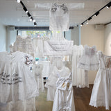 Belongings: a collaborative hand-embroidery art installation by artist Susan Aldworth