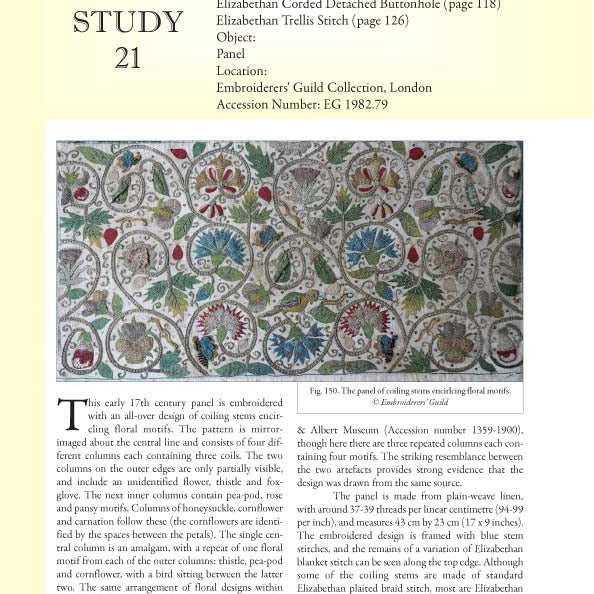Elizabethan Stitches by Jacqui Carey