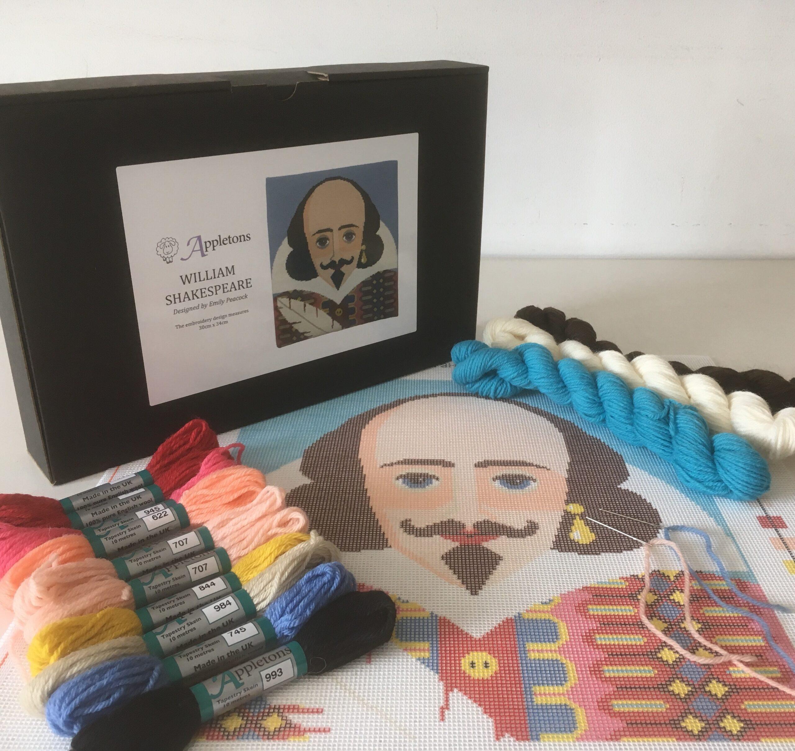 William Shakespeare Tapestry Kit