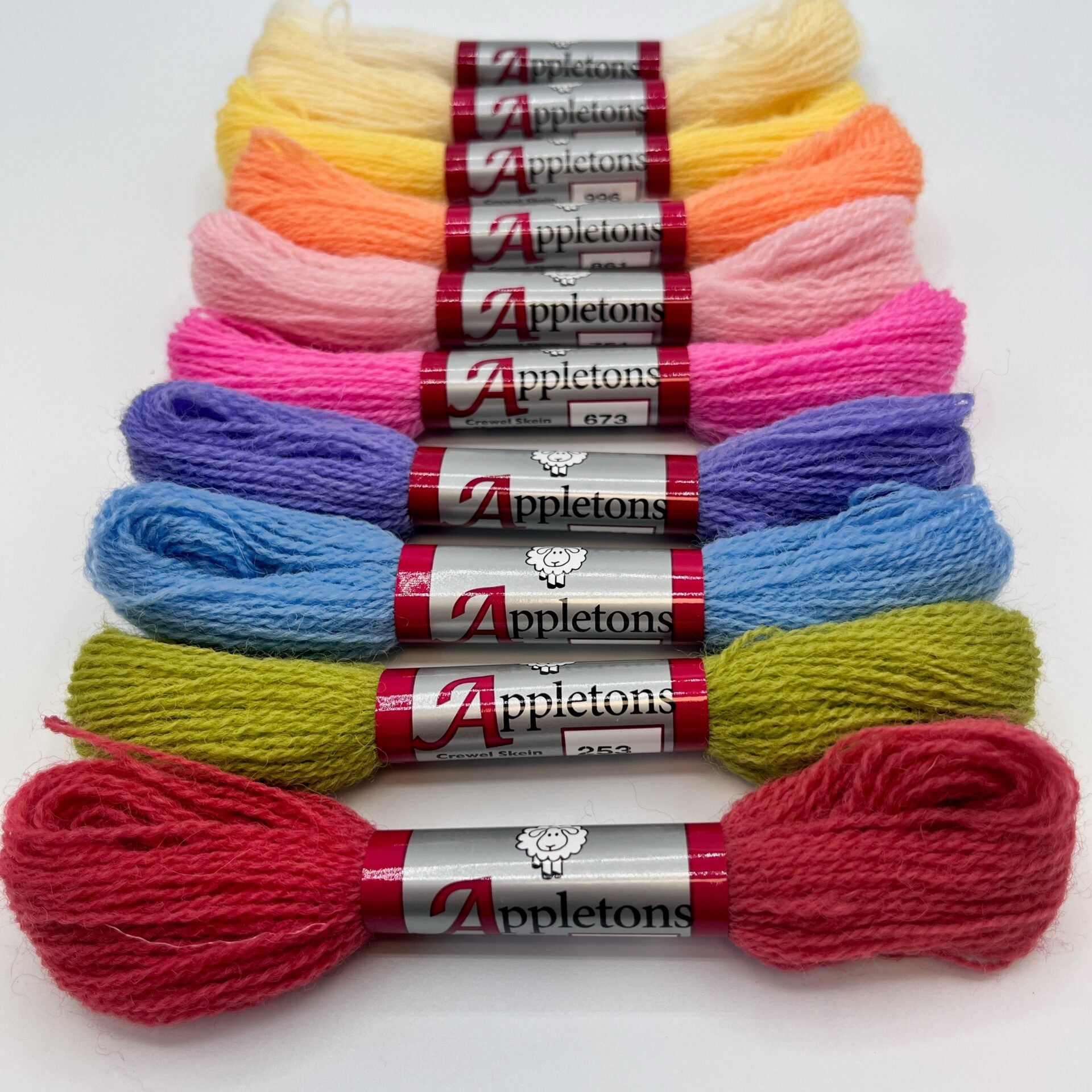 Appletons Spring Inspiration Crewel 2 ply range