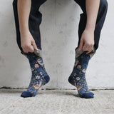 William Morris Strawberry Thief 1883 Socks