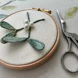 RSN Exclusive Mistletoe Embroidery Kit by Masako Newton