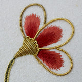 RSN Exclusive Goldwork and Silk Shaded Daisies By Helen Stevens