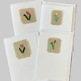 Hand Embroidered Cards by Sophie Long