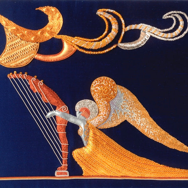 Advanced Goldwork by Sara-Jane Dennis angel harp