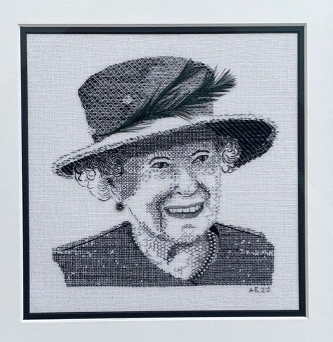 Angela Bishop Blackwork Queen