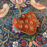 William Morris Inspired Strawberry Brooch