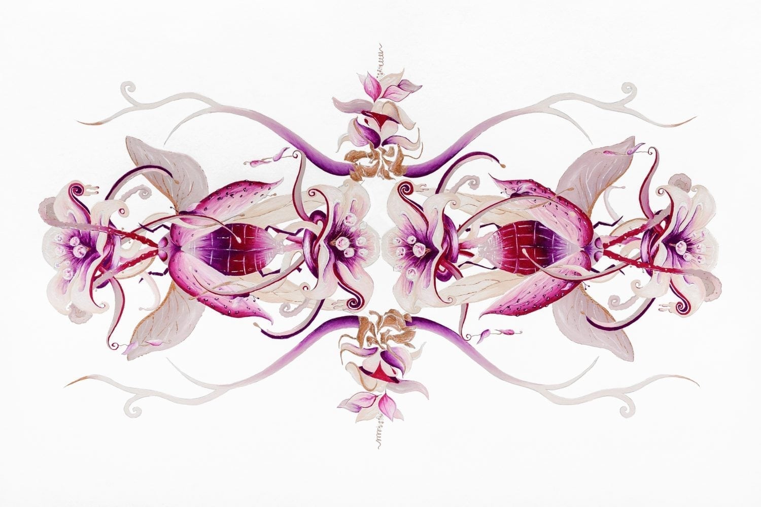 Beetles in Blooms by Laura Baverstock