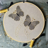 RSN Exclusive Gold and Blackwork Butterflies by Amanda Rymel