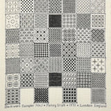 Blackwork Stitch Sampler Greetings Card
