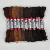 Appletons Brown Inspiration Crewel 2 ply range