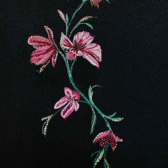 Couture Florals in Tambour Beading