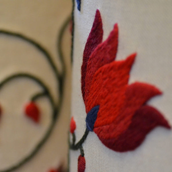 Crewelwork lampshades 3