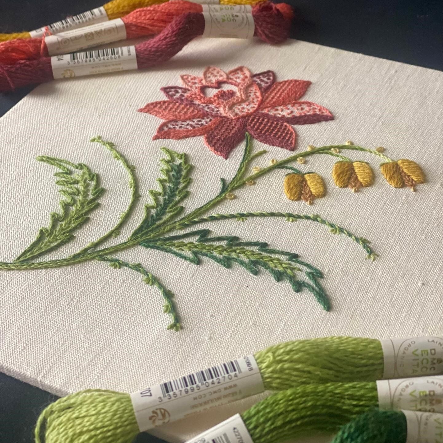 Crewelwork Posy