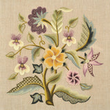 Firescreen in Crewelwork Greetings Card