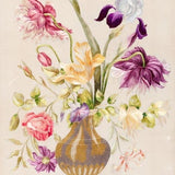 Flower Arrangement in Silk Shading Greetings Card