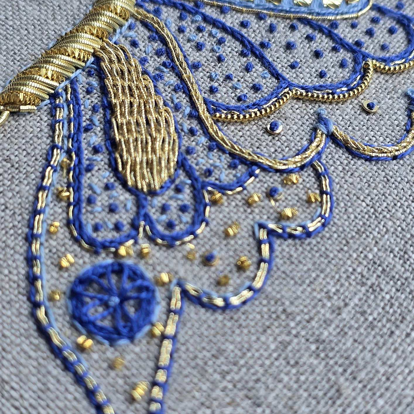 Goldwork Dragonfly with Sophie Long