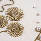 Abstract Botanicals in Goldwork and Raised Work