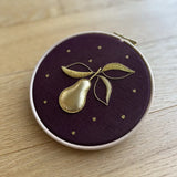 Introduction to Goldwork: The Golden Pear with Sue Kim