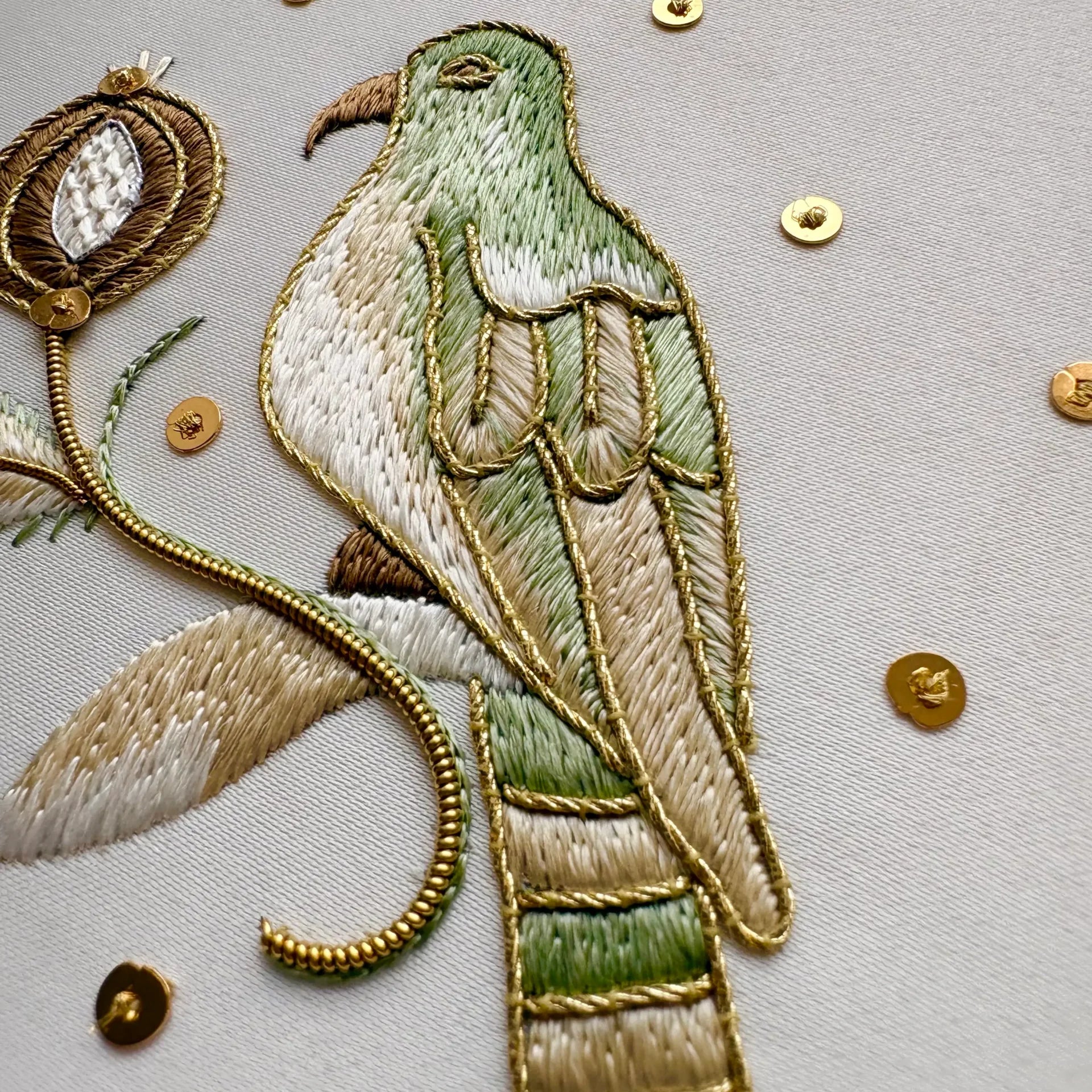 Parrot & Pomegranate Embroidery Day Class at the Holburne Museum
