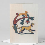 RSN Bayeux Tapestry Greeting Card - Harold's Hound