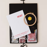 Goldwork Heart Brooch Embroidery Kit