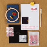 Goldwork Heart Brooch Embroidery Kit