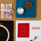 Goldwork Heart Brooch Embroidery Kit