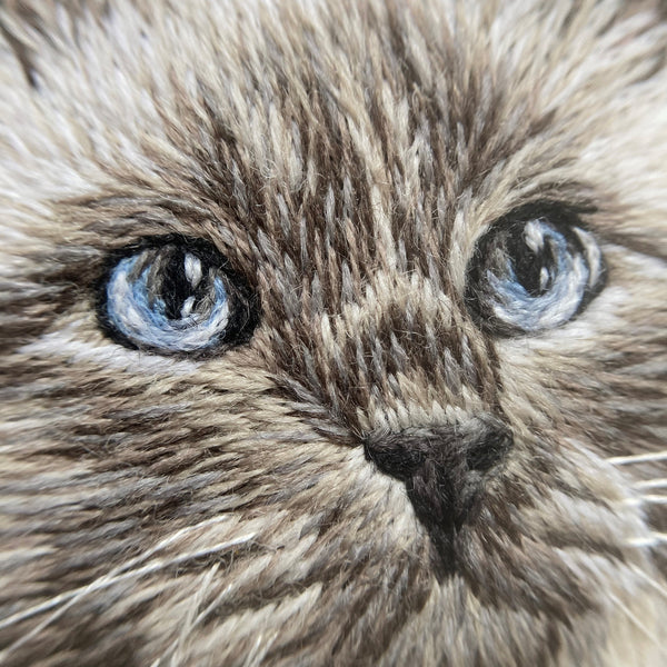 Helen Richman cat portrait