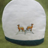 RSN Embroidery Studio: Art Deco Deer Tea Cosy Embroidery Kit