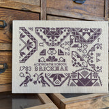 RSN Studio: 1783 Quaker Sampler, Counted Cross Stitch Embroidery Kit