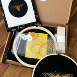 Exclusive to the RSN Goldwork Bumble Bee  Embroidery Kit