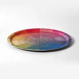 Round Birchwood Tray Colour Wheel