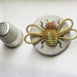 Goldwork Buzzy Bee Kit by Helen Stevens