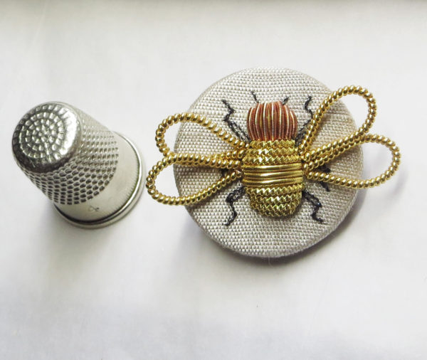 Goldwork Buzzy Bee Kit by Helen Stevens