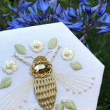 Goldwork Bumblebee by Chrissie Juno Mann