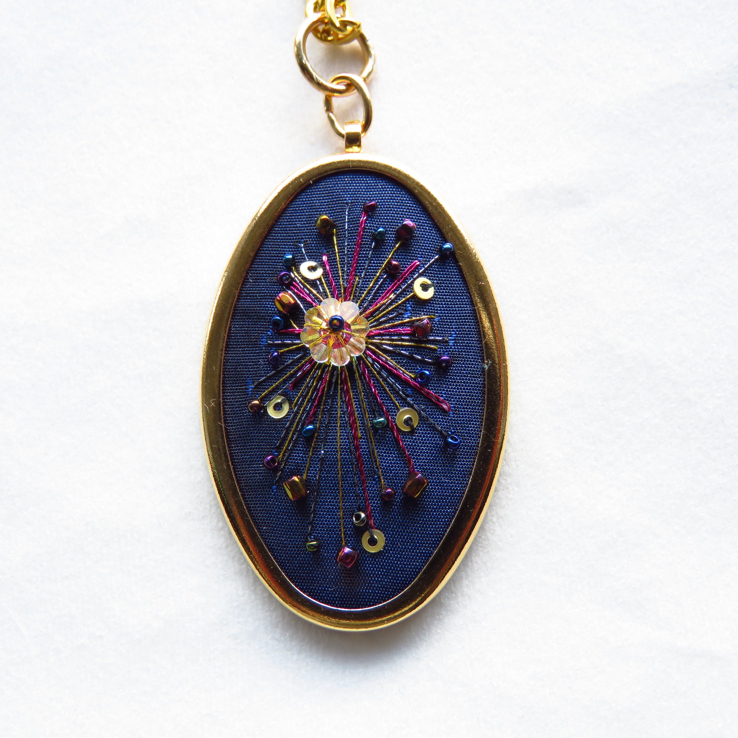 Hand Embroidered Jewellery by Marg Dier