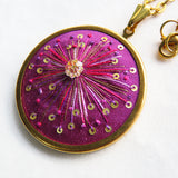 Hand Embroidered Jewellery by Marg Dier