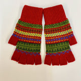 Coming Soon Fairisle Pure New Wool Fingerless Gloves made in Scotland