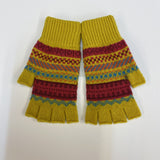 Coming Soon Fairisle Pure New Wool Fingerless Gloves made in Scotland