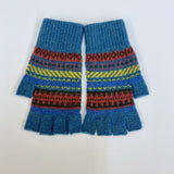 Coming Soon Fairisle Pure New Wool Fingerless Gloves made in Scotland