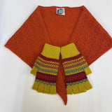 Coming Soon Fairisle Pure New Wool Fingerless Gloves made in Scotland