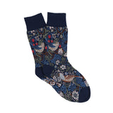 William Morris Strawberry Thief 1883 Socks