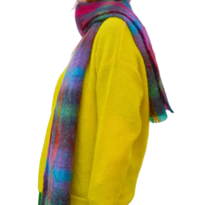 Cosy Mohair Scarf Made in Scotland