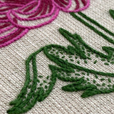 RSN A Year in Flowers: November - Chrysanthemum Embroidery Kit by Natalie Rowe
