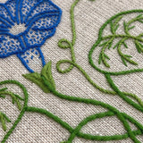 RSN A Year in Flowers: September - Morning Glory Embroidery Kit by Natalie Rowe