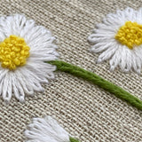 RSN A Year in Flowers:  April - Daisy Embroidery Kit by Natalie Rowe